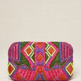 Clutch Bordado Boho Verde