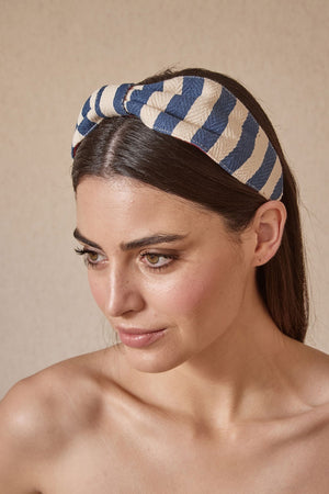 Diadema Rayas Azul
