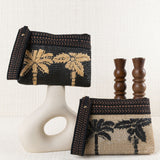 Palm Tree Raffia Handbag Beige