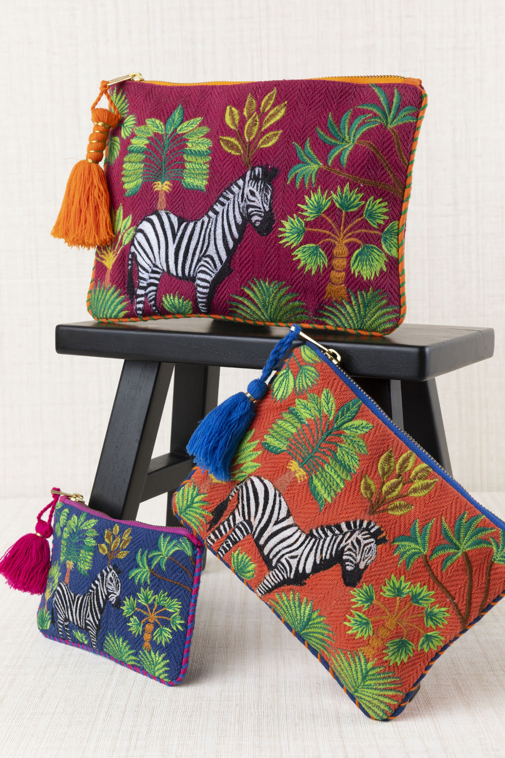 Bolsita Bordado Zebra (L)