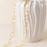 Collar Largo Eslabones Oro