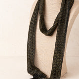 Collar Corbata Malla Oro