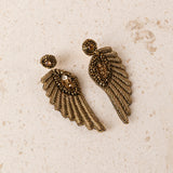Pendientes Alas Bordados Oro
