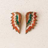 Pendientes Alas Bordados Caldera