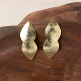 Pendientes Doble Geometría Oro