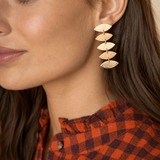 Pendientes Largos Dorados Espiga