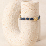 Pulsera Fina de Resina Azul