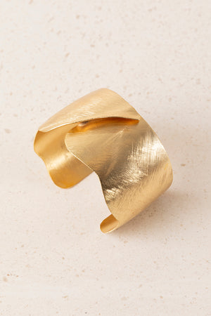 Pulsera Brazalete Oro