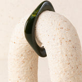 Pulsera Resina Angular Verde