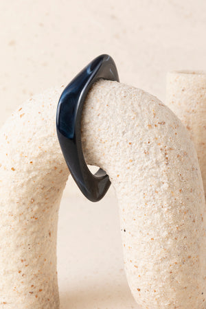 Pulsera Resina Angular Azul