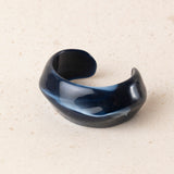 Pulsera Resina Ondulada Azul
