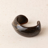 Pulsera Resina Ondulada Chocolate