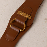 Red Resin Buckle Zigzag Belt