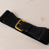 Red Resin Buckle Zigzag Belt