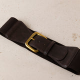 Red Resin Buckle Zigzag Belt