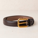 Red Resin Buckle Zigzag Belt