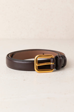 Red Resin Buckle Zigzag Belt