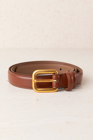 Red Resin Buckle Zigzag Belt