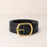 Red Resin Buckle Zigzag Belt
