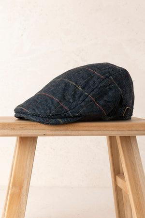 Gorra Gales Cuadro Grande Azul