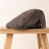 Gorra Gales Cuadro Grande Beige