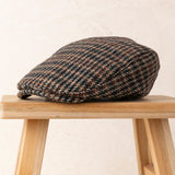 Gorra Gales Cuadro Pequeño Chocolate