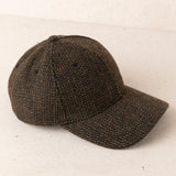 Green Large Gingham Cap