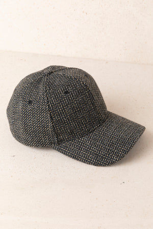 Green Large Gingham Cap