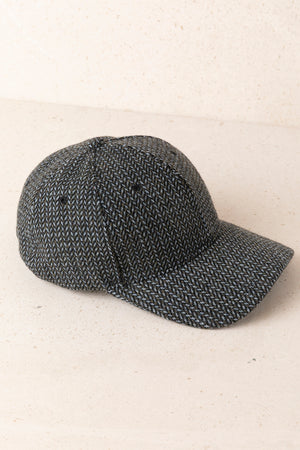 Green Large Gingham Cap