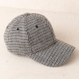 Green Large Gingham Cap