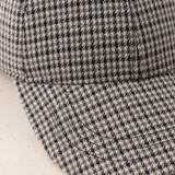 Gorra Gales Microcuadro Gris Claro