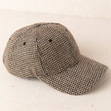 Green Large Gingham Cap
