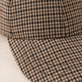 Green Large Gingham Cap