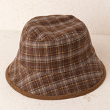 Green Large Gingham Cap