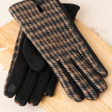 Guantes Cuadro Gales Chocolate