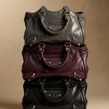 Bolso City Tachuelas Negro