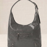Bolso Vintage Hebillas Gris