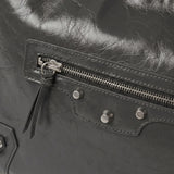 Bolso Vintage Hebillas Gris