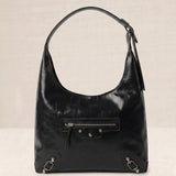 Bolso Vintage Hebillas Negro