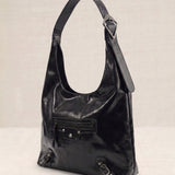 Bolso Vintage Hebillas Negro