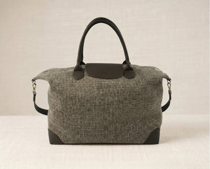 Bolso Viaje Tweed Mediano Chocolate
