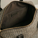 Bolso Viaje Tweed Mediano Chocolate