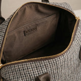 Bolso Viaje Tweed Mediano Café