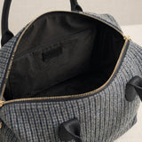 Bolso Viaje Tweed Mediano Negro