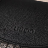 Bolso Viaje Tweed Mediano Negro