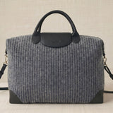 Bolso Viaje Tweed Grande Negro