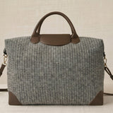 Bolso Viaje Tweed Grande Chocolate