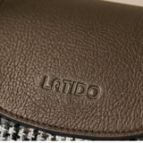 Bolso Viaje Tweed Grande Chocolate