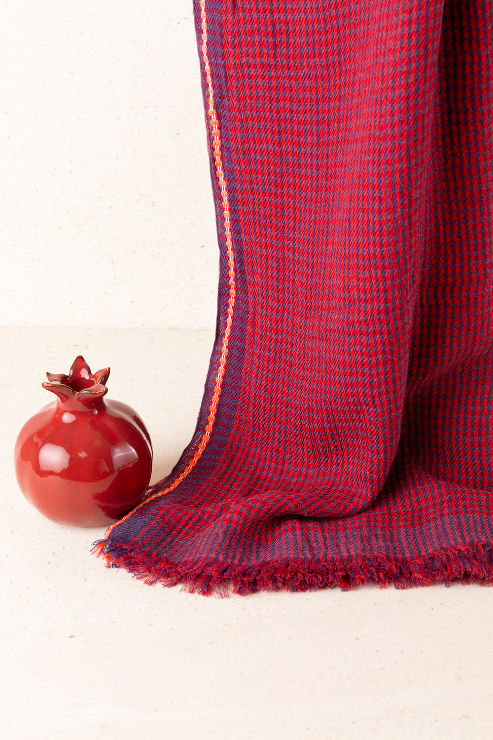 Zig Zag Fuchsia Scarf