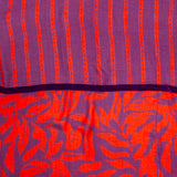 Zig Zag Fuchsia Scarf